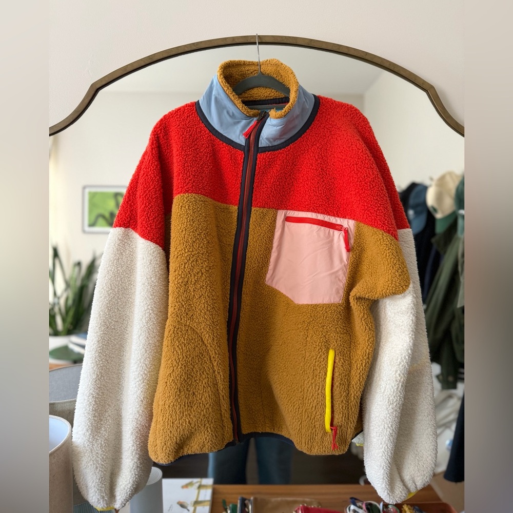 THE GREAT. Outdoors Women's The Plush Colorblock Terrain Full-Zip
